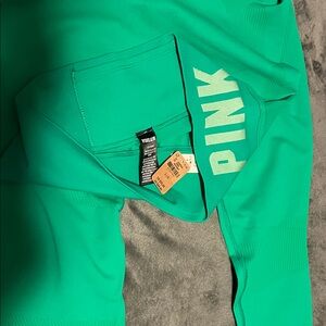 PINK Victoria's Secret green Activewear leggings L